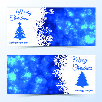 beautiful christmas cards design vector