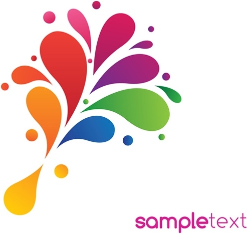 beautiful color pattern 01 vector