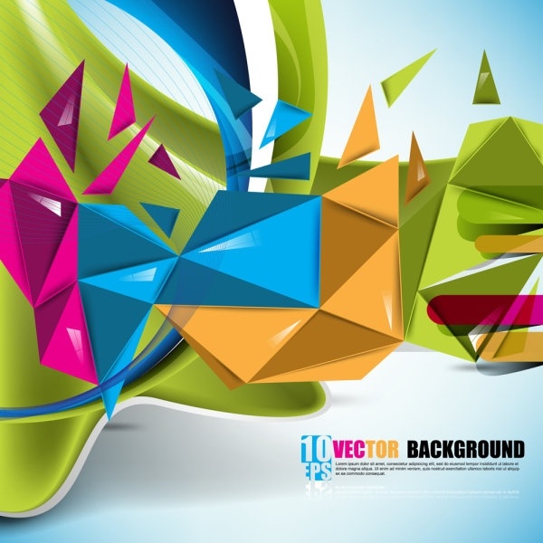 beautiful colorful background 01 vector