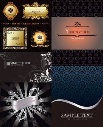 beautiful decorative background art vector