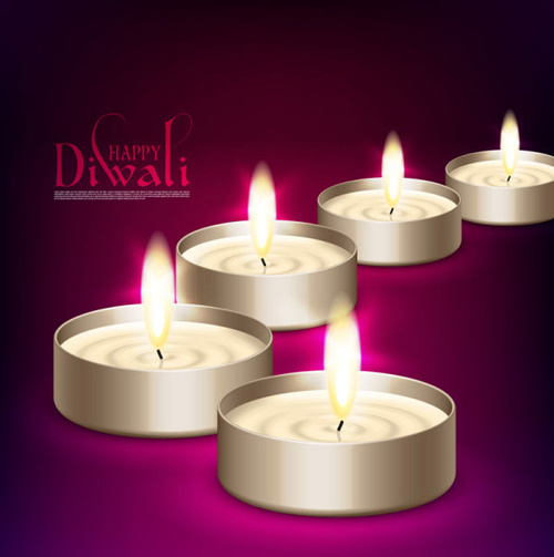 beautiful happy diwali backgrounds vector