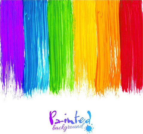 beautiful_rainbow_paint_design_vector_548027