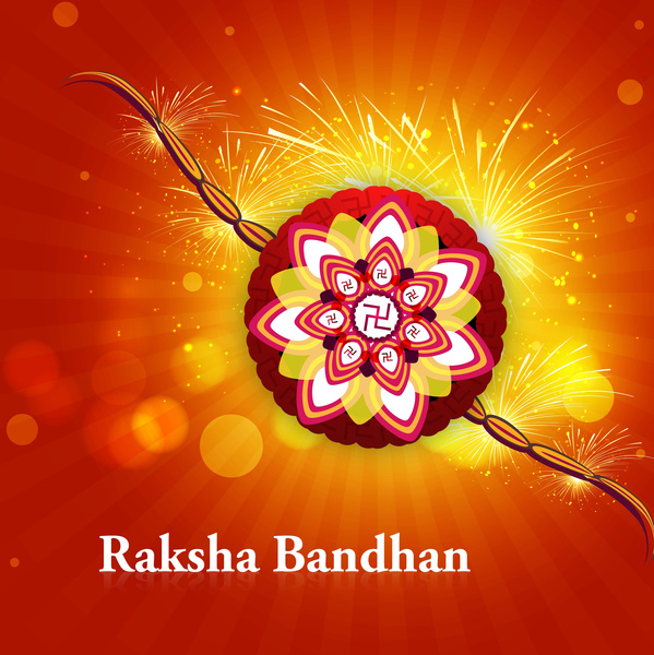 beautiful raksha bandhan hindu festival rakhi background