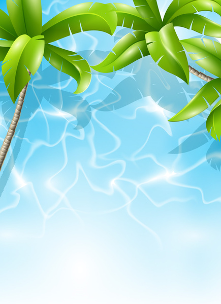 beautiful tropical backgrounds vector 