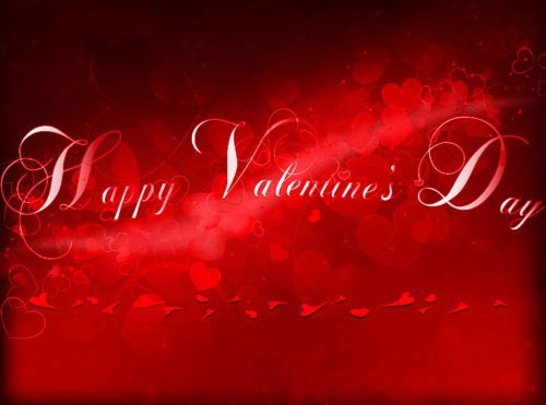 beautifully festive happy valentine hearts background vector