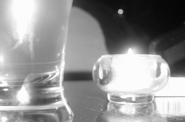 beer and candle