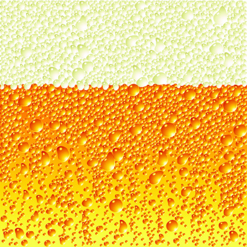 beer bubbles vector background