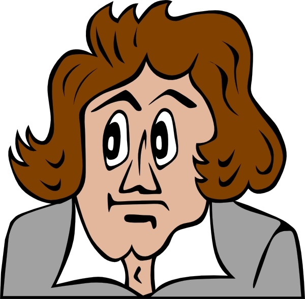 Beethoven Cartoon clip art