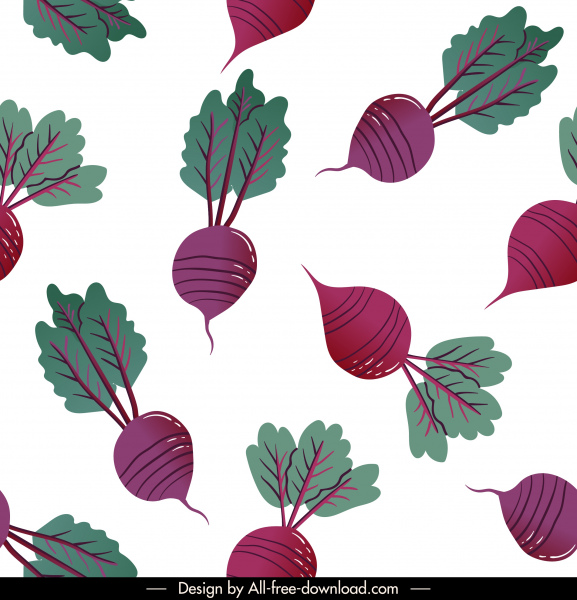 beets pattern colored classic flat repeating decor