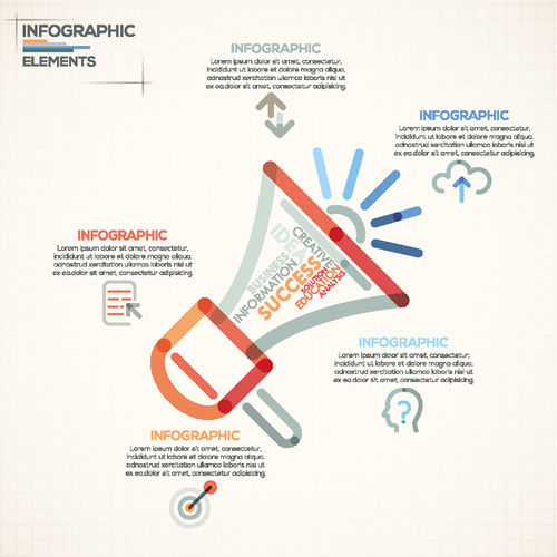beige infographics elements business template vector