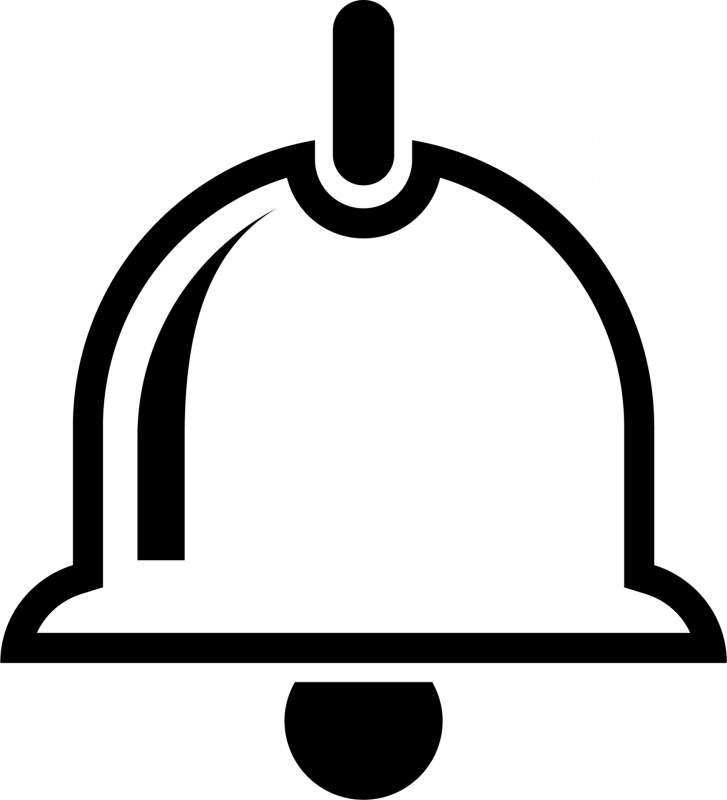 bell slash supportive sign icon