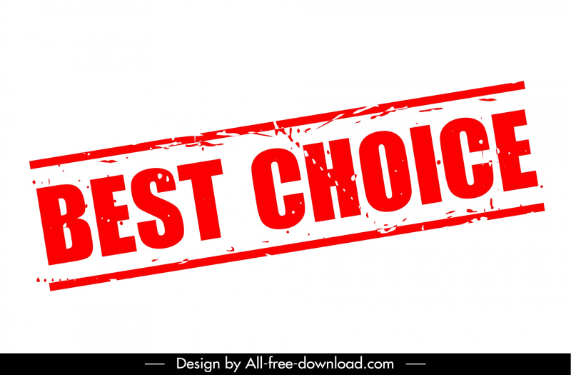 best choice stamp template flat classic grunge