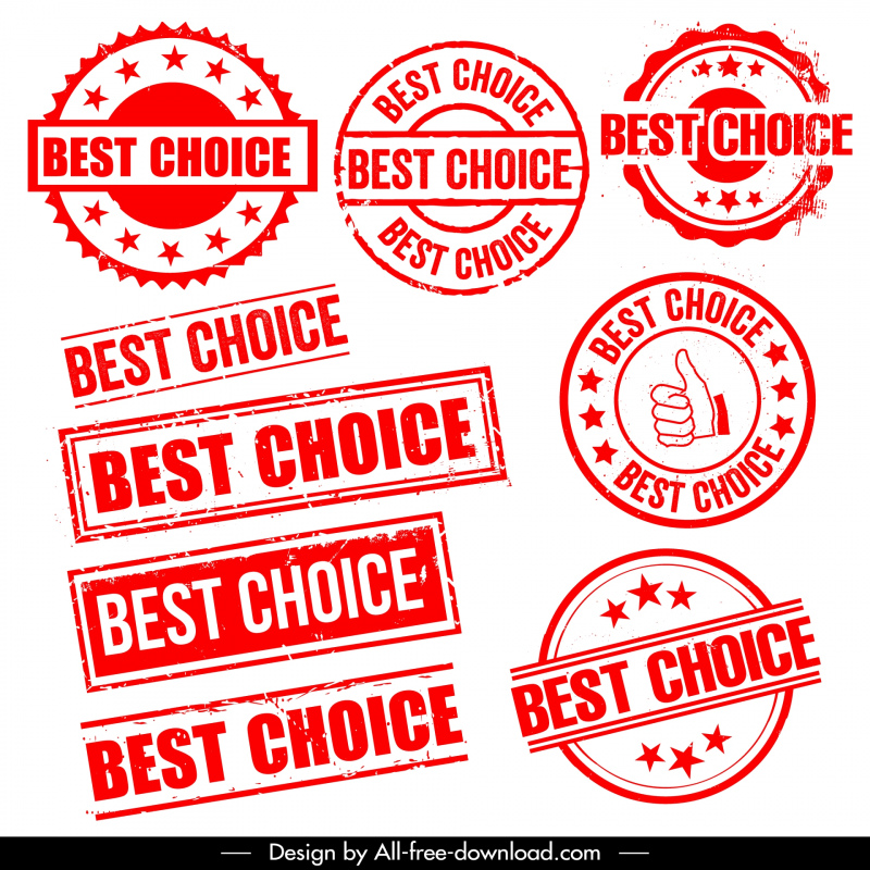 best choice stamp templates collection circles rectangle shapes