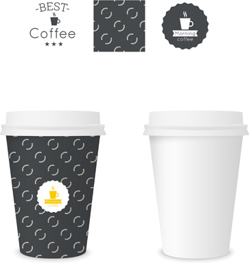 Download Best coffee paper cup template vector Free vector in Encapsulated PostScript eps ( .eps ) vector ...