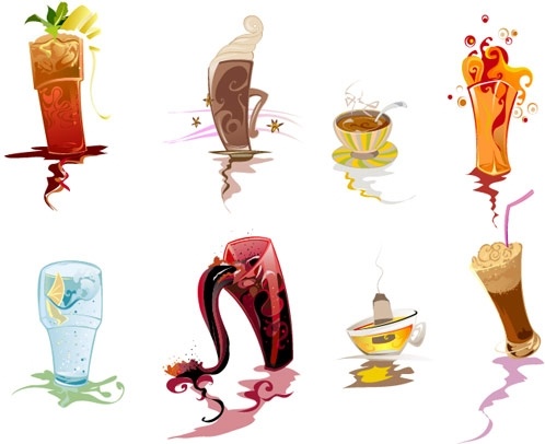 beverage clip art illustrations