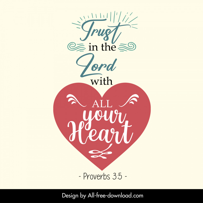 bible verses about love quotation typography template calligraphic texts heart decor
