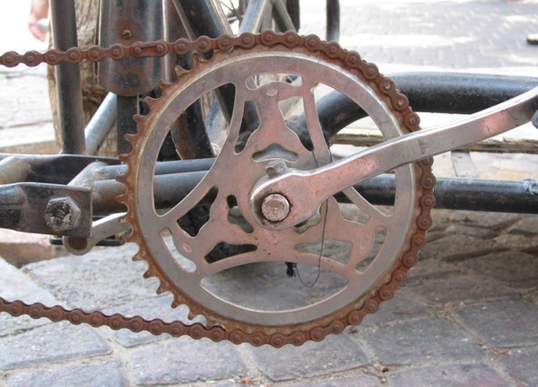bicycle rusty metal