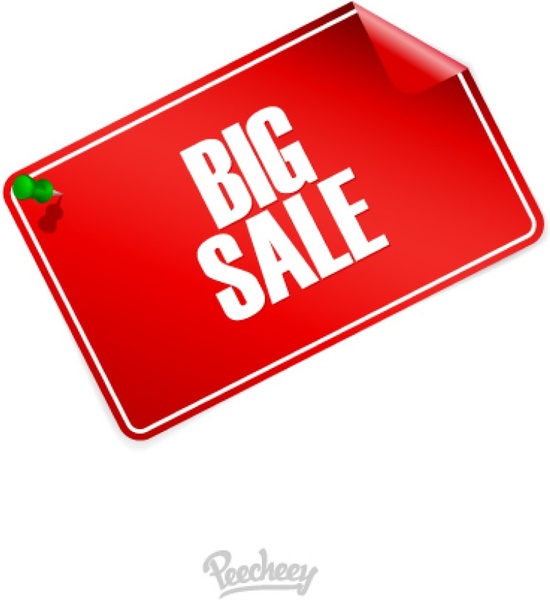 big sale tag