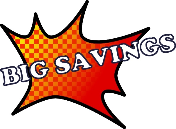 Big Savings clip art