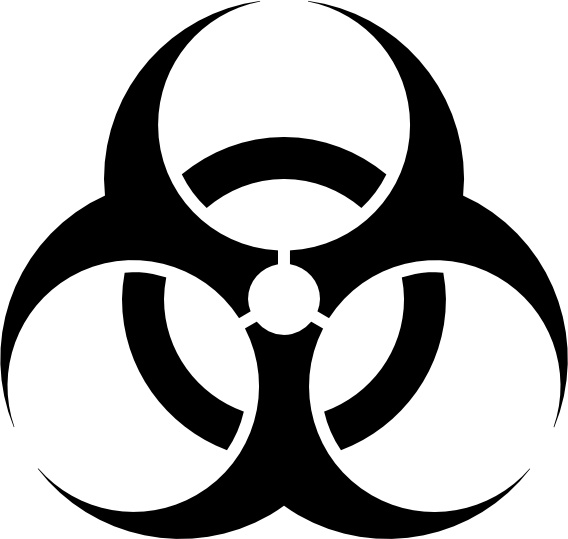 Biohazard Sign clip art