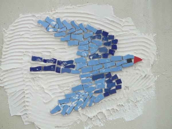 bird schwalbe mosaic 