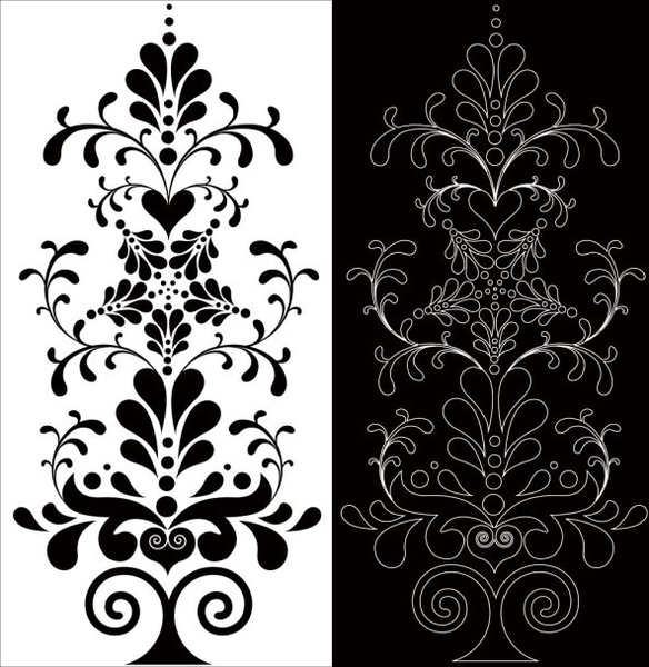 black - white patterns by ~ZeBiii on deviantART
