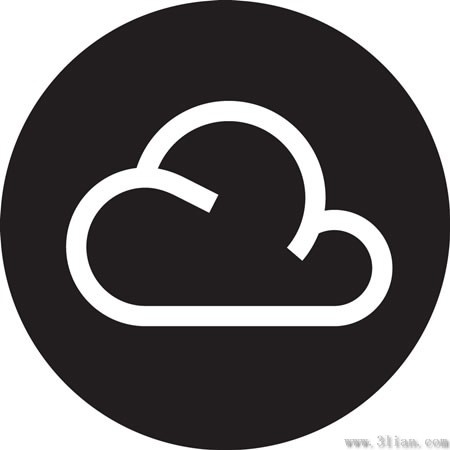 Download Black background clouds vector icon Free vector in Adobe Illustrator ai ( .ai ) vector ...