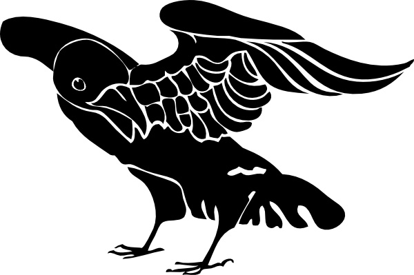 Black Crow clip art
