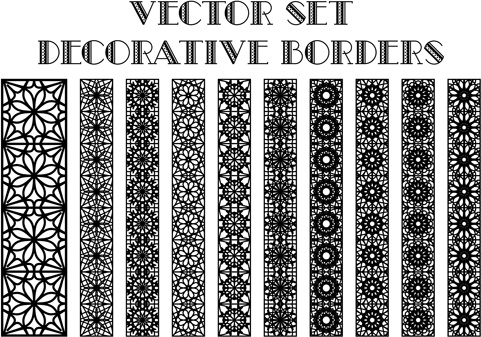 Download Colorful decorative border lines free vector download (60,323 Free vector) for commercial use ...