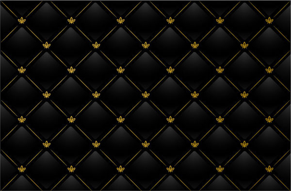 black grid background vector