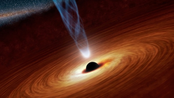 black hole space outer space