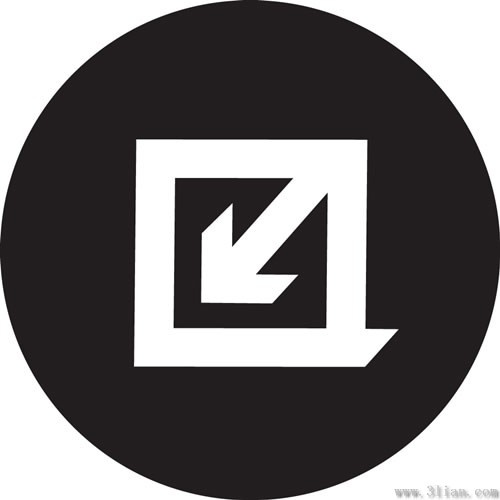 black small icon vector 