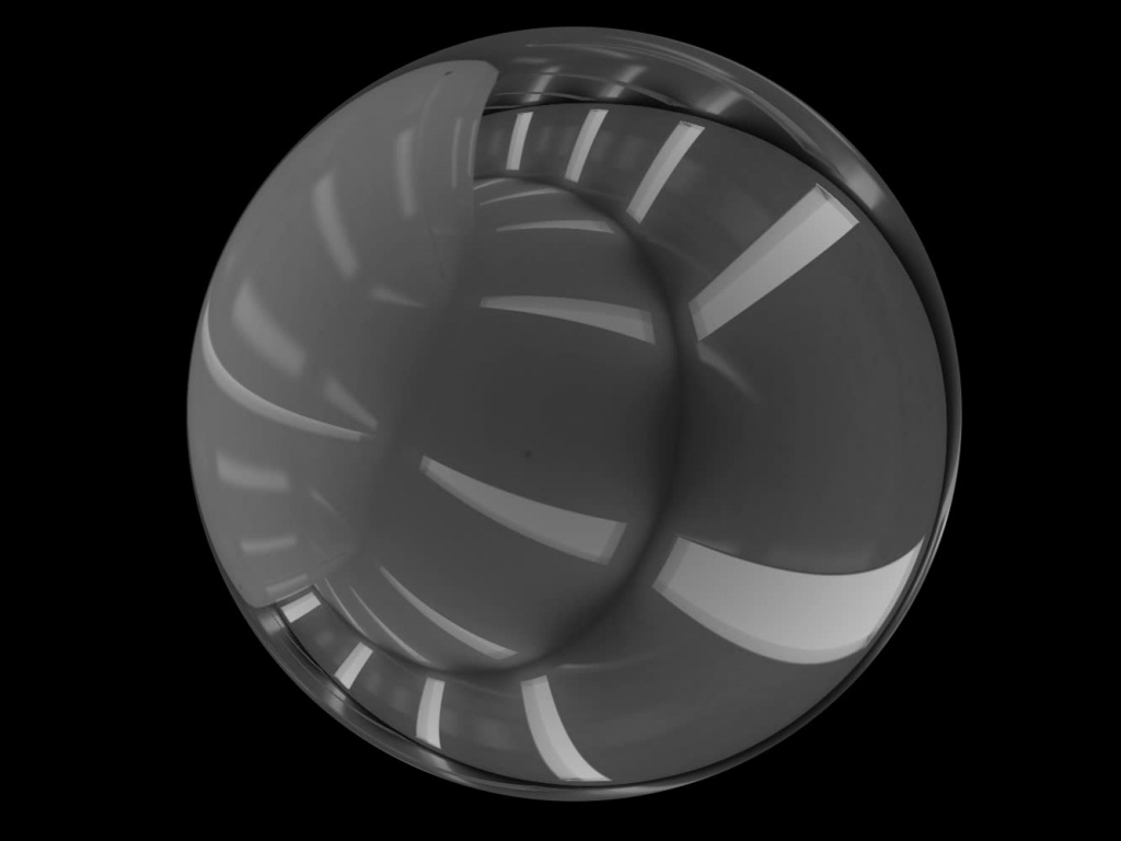 black white 3d sketch of sphere motion