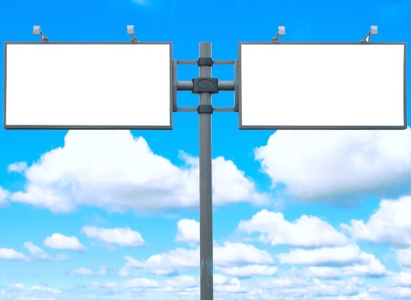 blank billboards in the blue sky highquality pictures