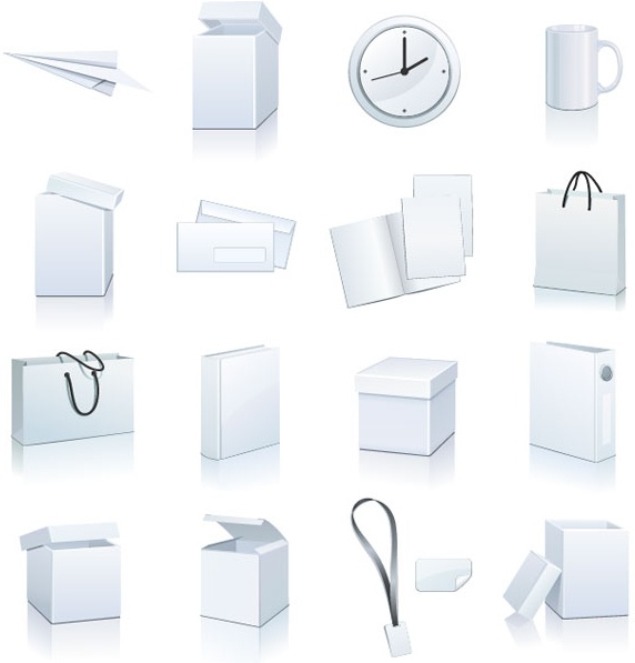 blank goods icon vector