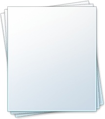 Blank note document