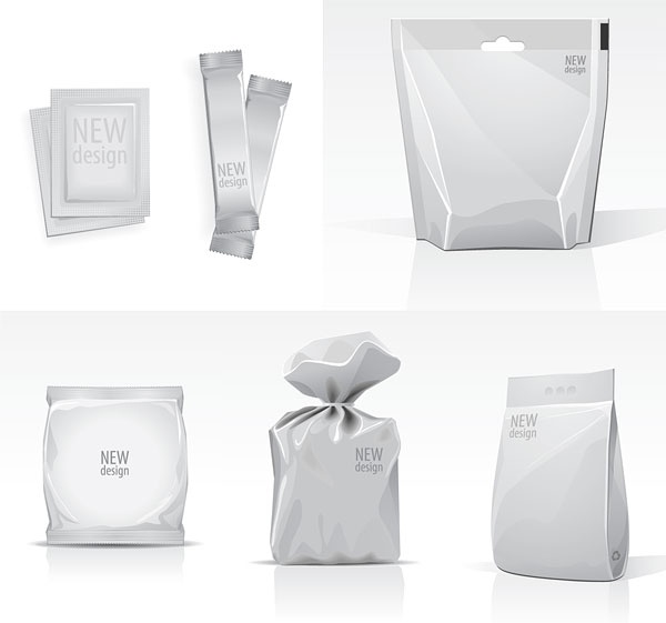 blank template vector bags