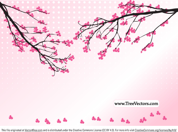 blossom tree vector