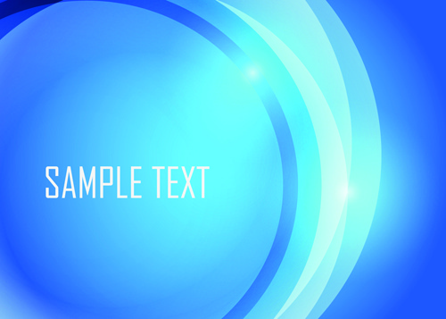 blue abstract wave background vector