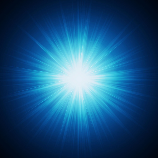 blue burst light background