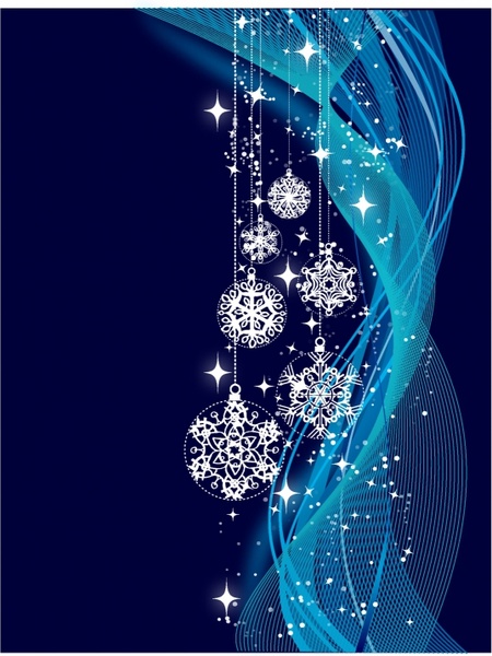 Blue Christmas background 