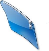 blue close folder