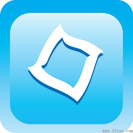 blue common design icon vector 