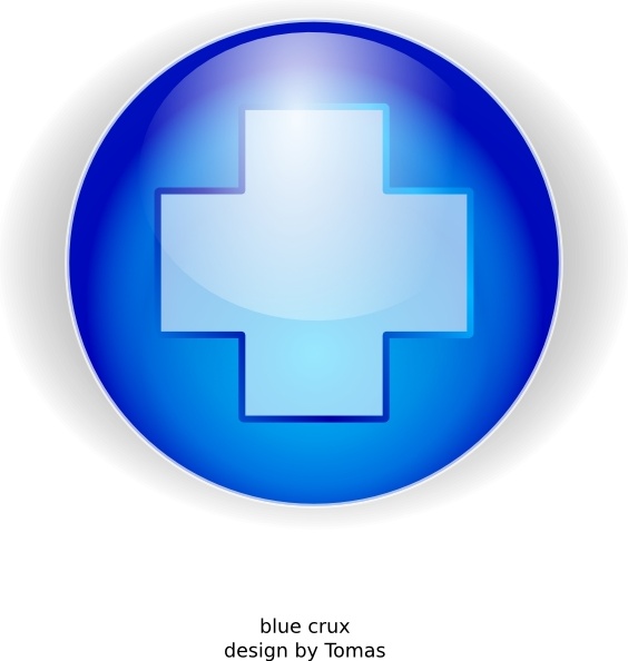 Blue Cross clip art