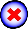 Blue Delete Button