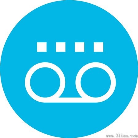 blue design small icon vector 