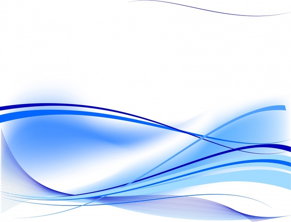abstract background dynamic bright curves ornament blue design