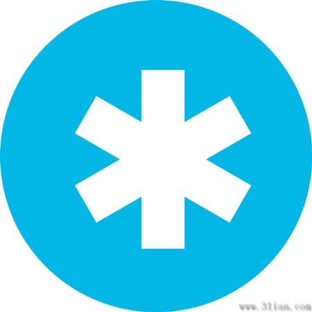 blue flag icon vector