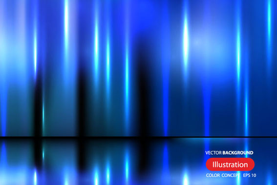 blue glow creative background vector