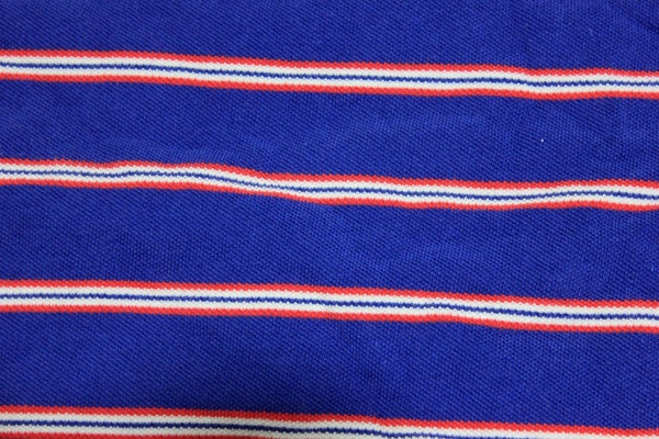 blue with red and white stripes pattern 